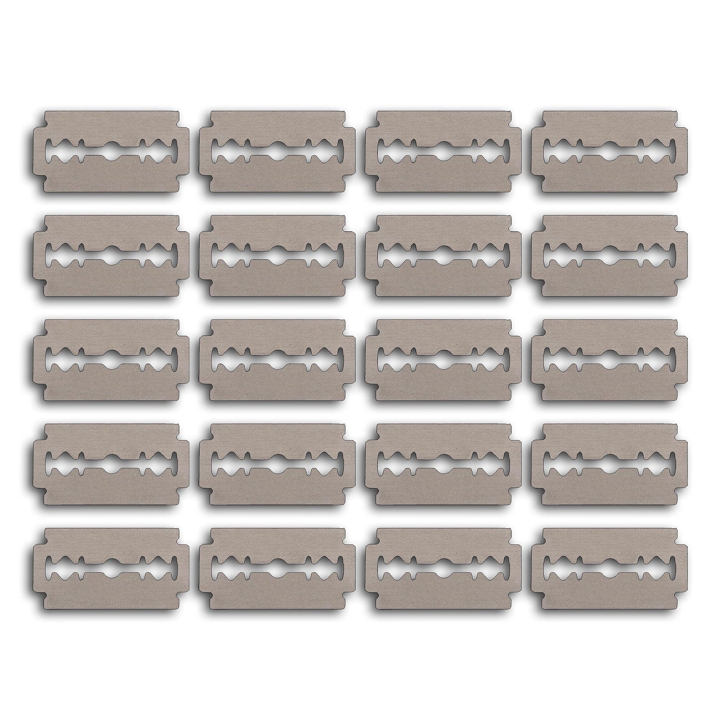 Well Kept Safety Razor Blades Refill - Pack of 20 - Made of Stainless Steel