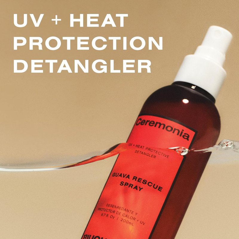 Guava Rescue Spray - UV & Heat Protective Detangler with Antioxidants | 6.7 fl oz for All Hair Types