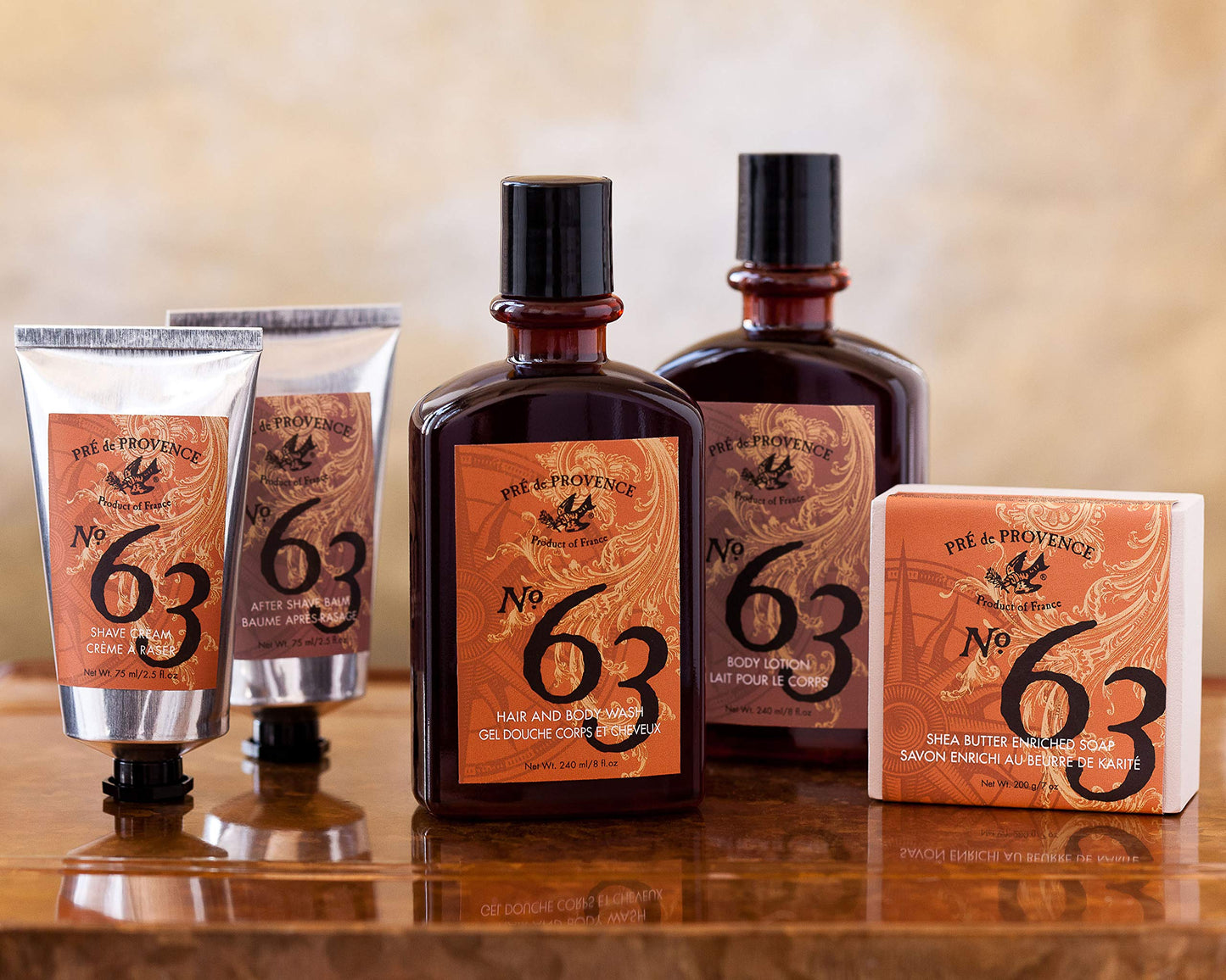 Pre de Provence No.63 Men's Collection, Shower Gel
