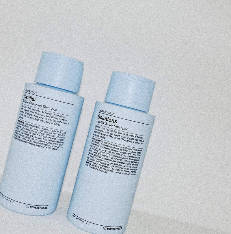 J Beverly Hills Blue Clarifier Shampoo - Coconut Oil Hydrating Formula | 12 Oz & 32 Oz Sizes