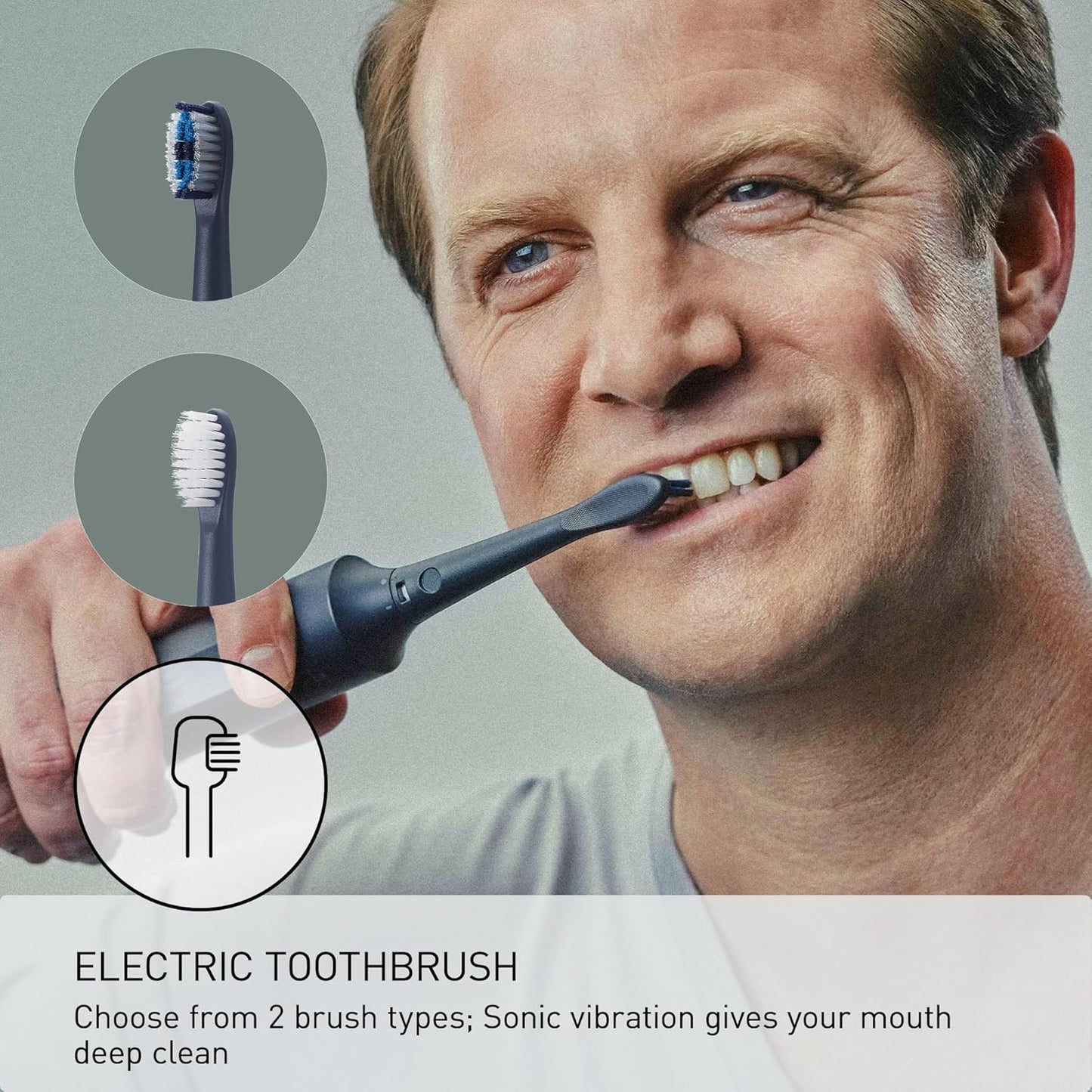 Panasonic MultiShape Clean Cut Shaver Kit | 3-Blade Men's Electric Shaver, Nose Hair Trimmer & Toothbrush, Wet/Dry