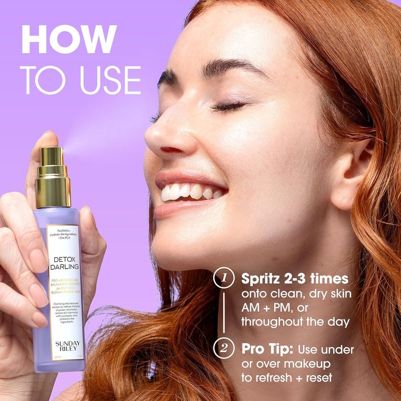 Detox Darling Balancing Essence Mist - Oily & Blemish-Prone Skin Care | Hydrating Formula
