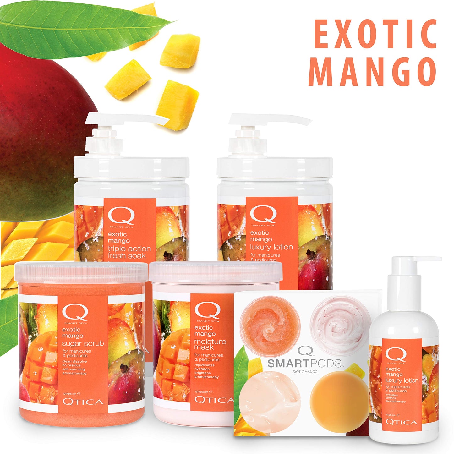 Qtica Smart Spa Sugar Scrub (Exotic Mango, 7oz)