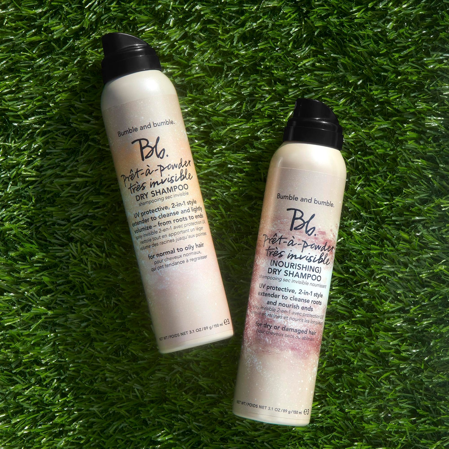 Bumble and bumble. Prêt-à-powder Très Invisible Volumizing Dry Shampoo | Lightly Volumizing, UV Protective + Absorbs Oil | Style Extender | For Fine to Medium Wavy, Straight Hair Types, 3.1 Ounce