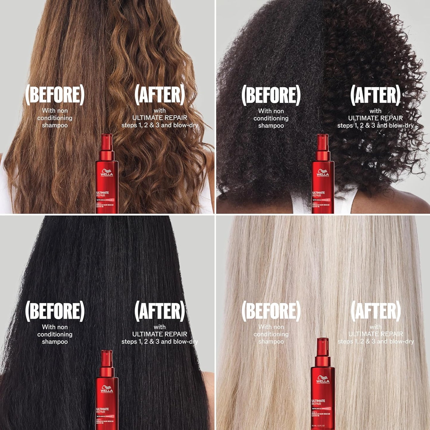 Wella Professionals Ultimate Repair Conditioner - Deeply Nourishing Formula for Damaged Hair | Repairs & Strengthens | All Hair Types