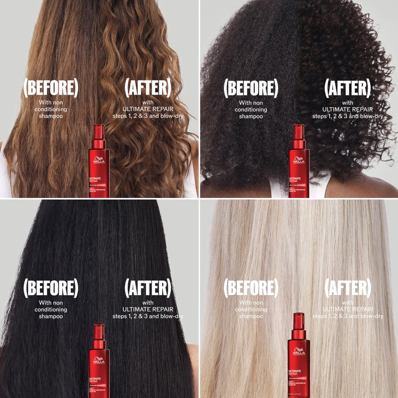Wella Professionals ULTIMATE REPAIR Miracle Hair Rescue for Damaged Hair | Luxury Leave-In Treatment | Long-Lasting Repair & Protection | For All Hair Types | 1 Fl Oz - Packaging May Vary