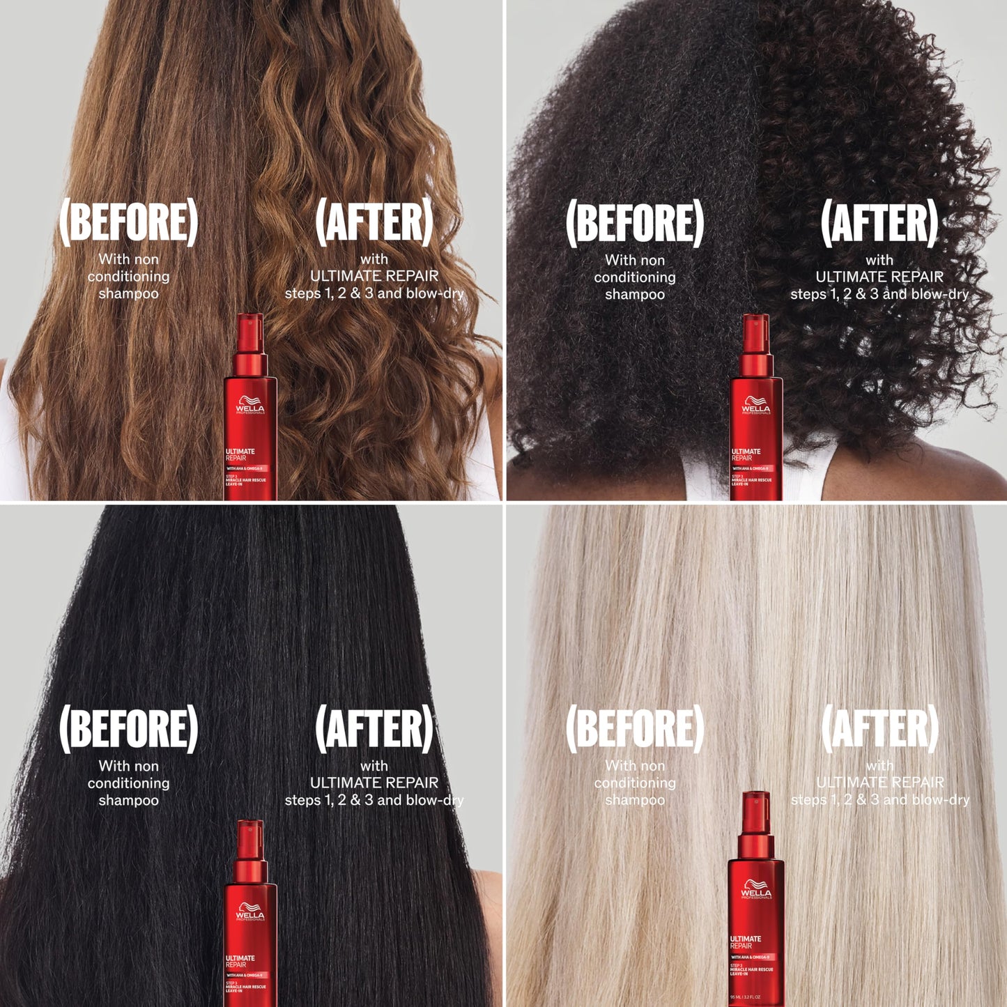 Wella Professionals ULTIMATE REPAIR Shampoo for Damaged Hair | Replenishes and Repairs | 8.4 Fl Oz - Packaging May Vary