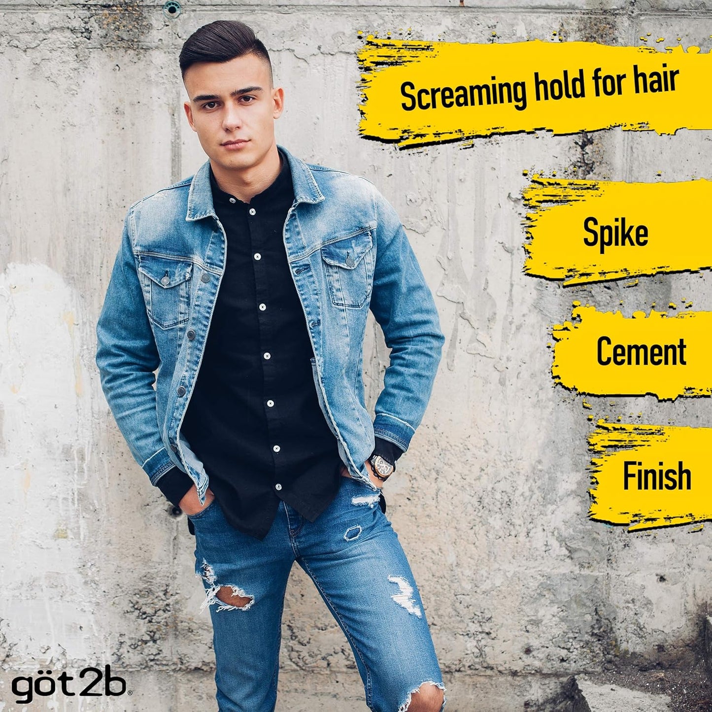 Got2b Glued Spray Wax with 2-in-1 Dual Spray Nozzle, 8 oz