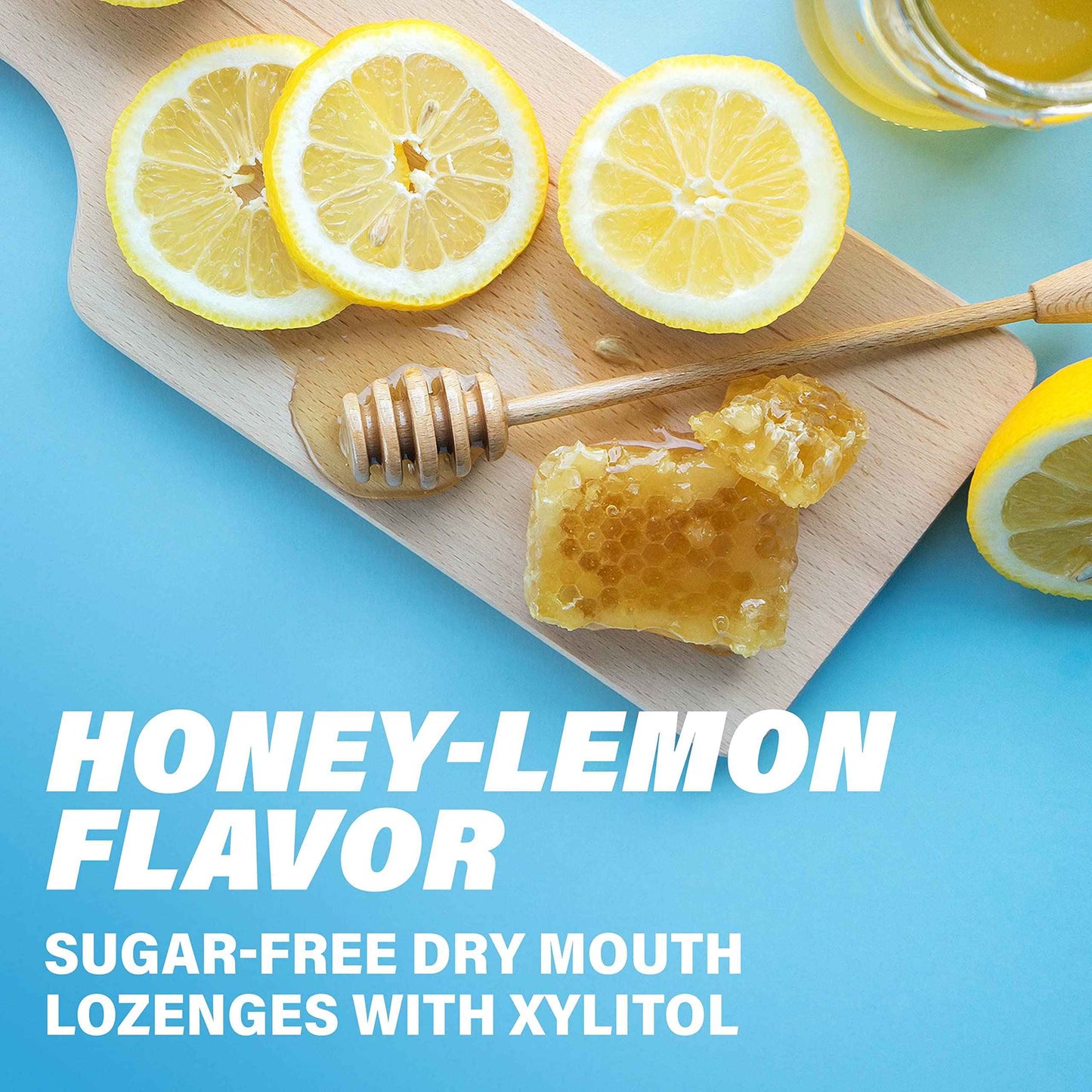 ACT Dry Mouth Lozenges With Xylitol, 36-Count, Sugar Free Honey-Lemon (Pack of 3)
