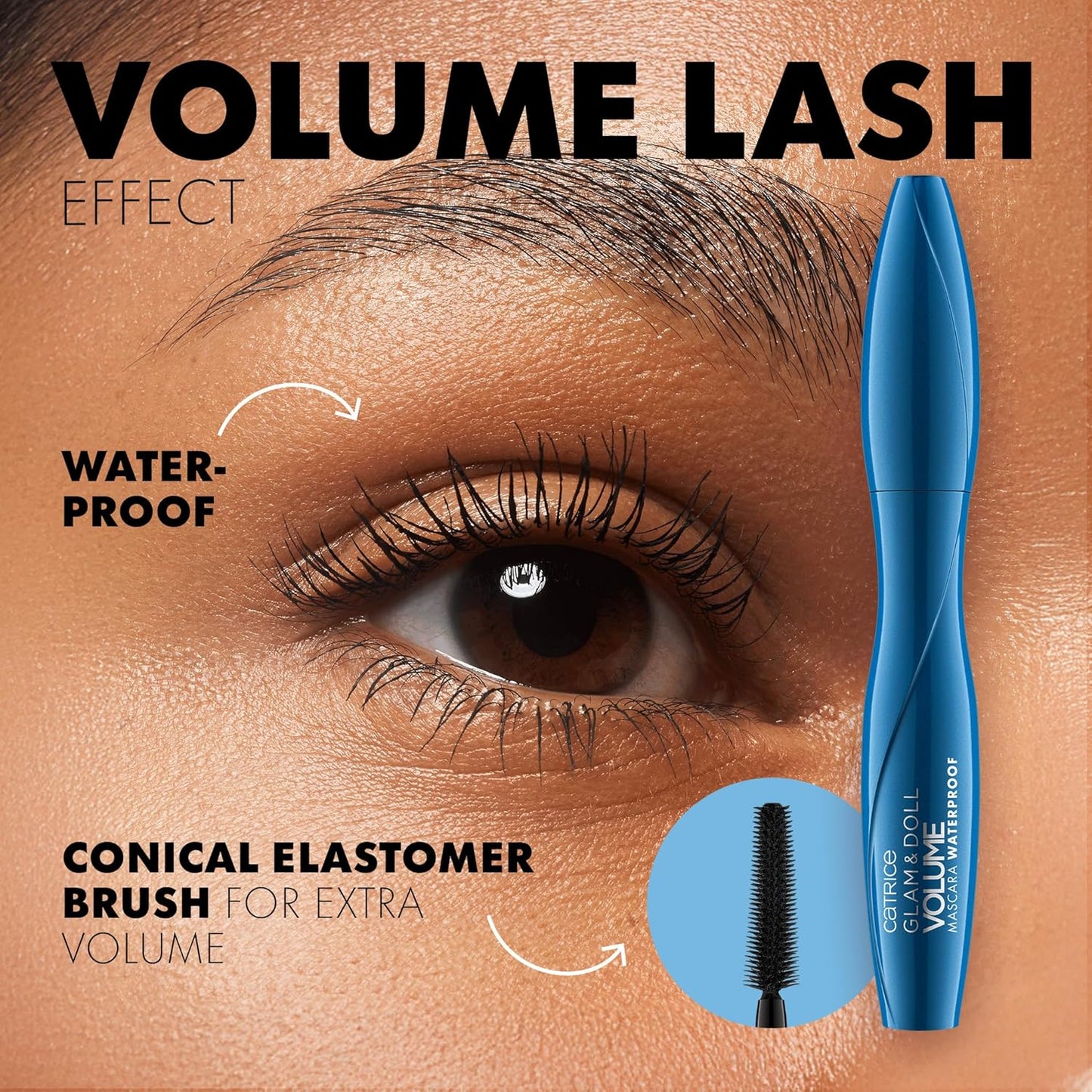 Catrice Glam & Doll Waterproof Mascara - Volume Boosting Formula