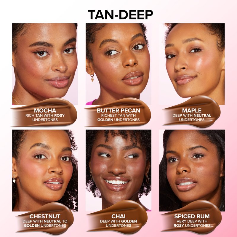Too Faced Born This Way Natural Finish Longwear Liquid Foundation | Medium-To-Full Coverage | Hydrating + Oil Free, 1.01 fl. oz.