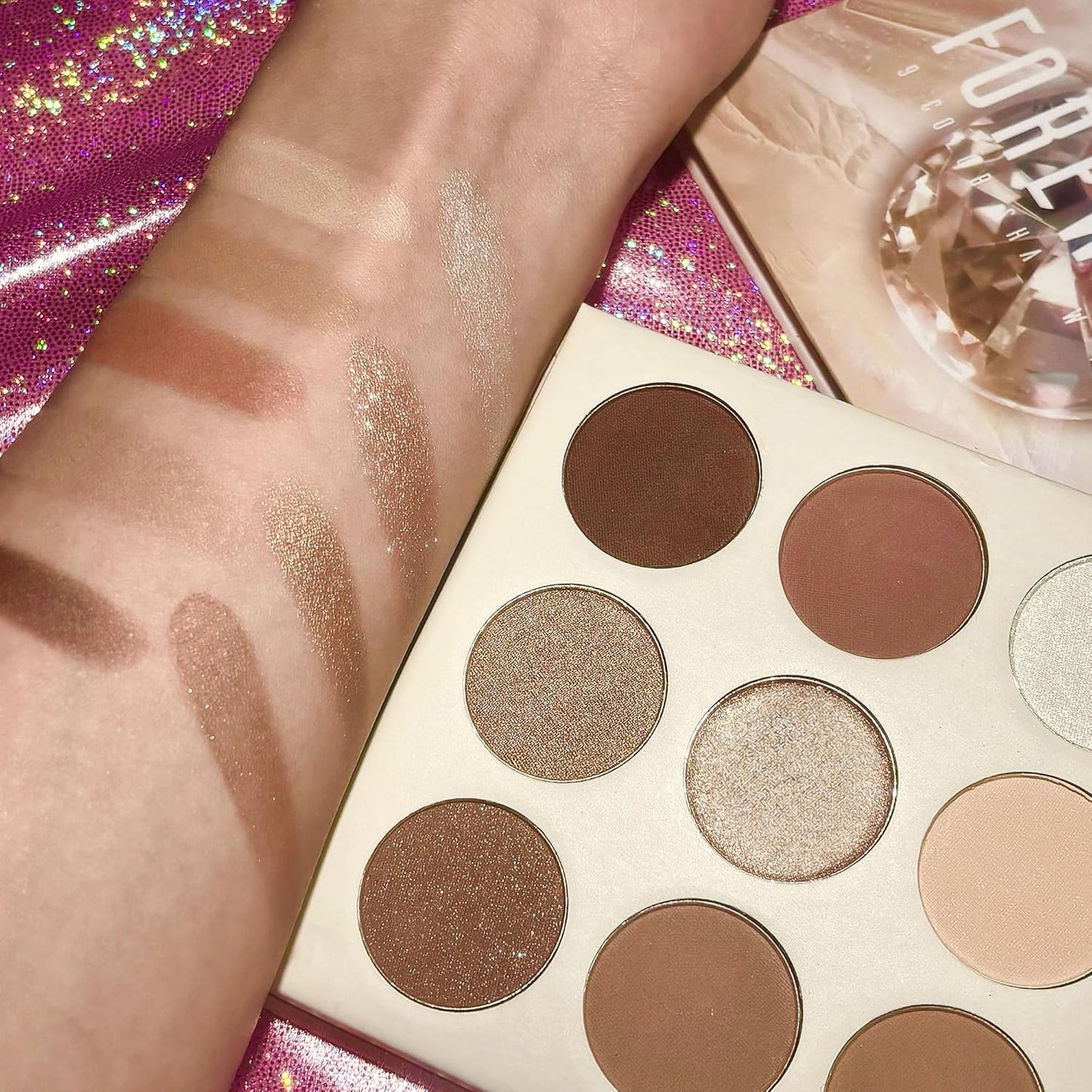 Docolor Neutral Eyeshadow Palette - 9 Colors for Stunning Nude & Brown Looks | Velvety, Highly Pigmented Finishes
