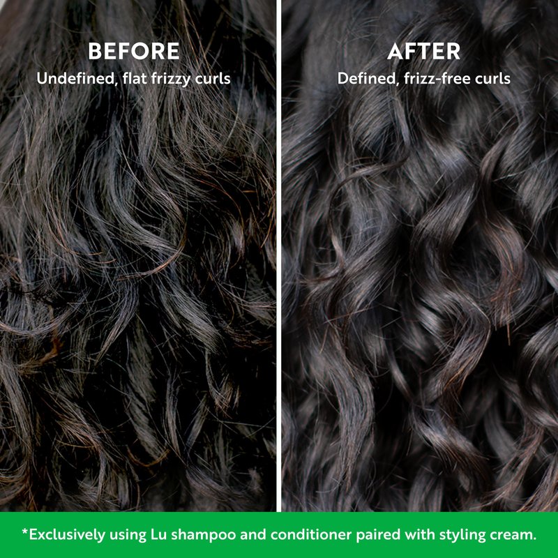 LATINUS Lu Beauty Freedom Shampoo Set | Curly Hair Set Shampoo with Impossible Keratin™, Moringa Oil, Cruelty Free, Sulfate Free, Paraben Free, Wavy Hair products | 12 Fl Oz Each | 2-Pack