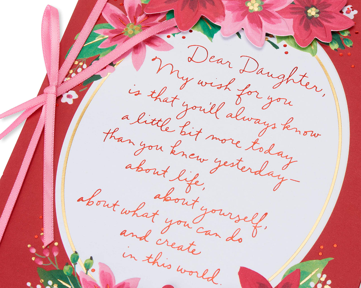 American Greetings Christmas Card for Daughter (Toward Your Dreams)
