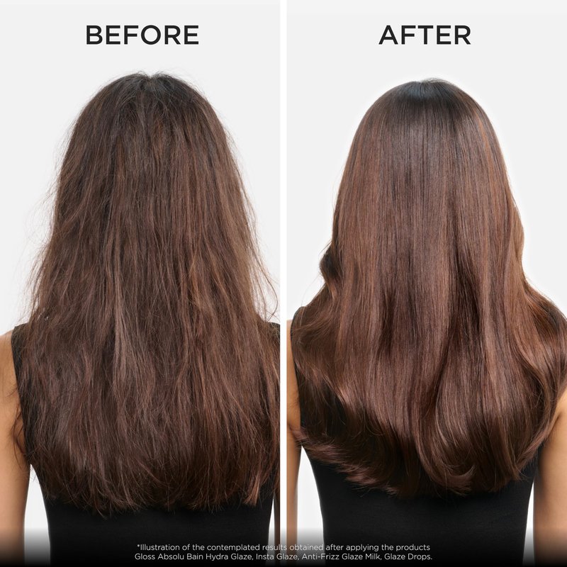 Kerastase Gloss Absolu High-Shine Anti-Frizz Conditioner - Deeply Hydrates & Detangles, Instantly Softens, For Glossy & Bouncy Hair, 2.53 Fl Oz, Travel Size