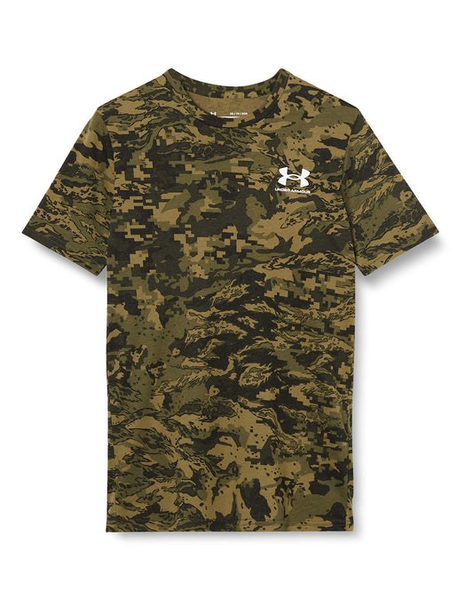 Under Armour Men's ABC CAMO Short-Sleeve T-Shirt, Black (001)/White, XX-Large Tall