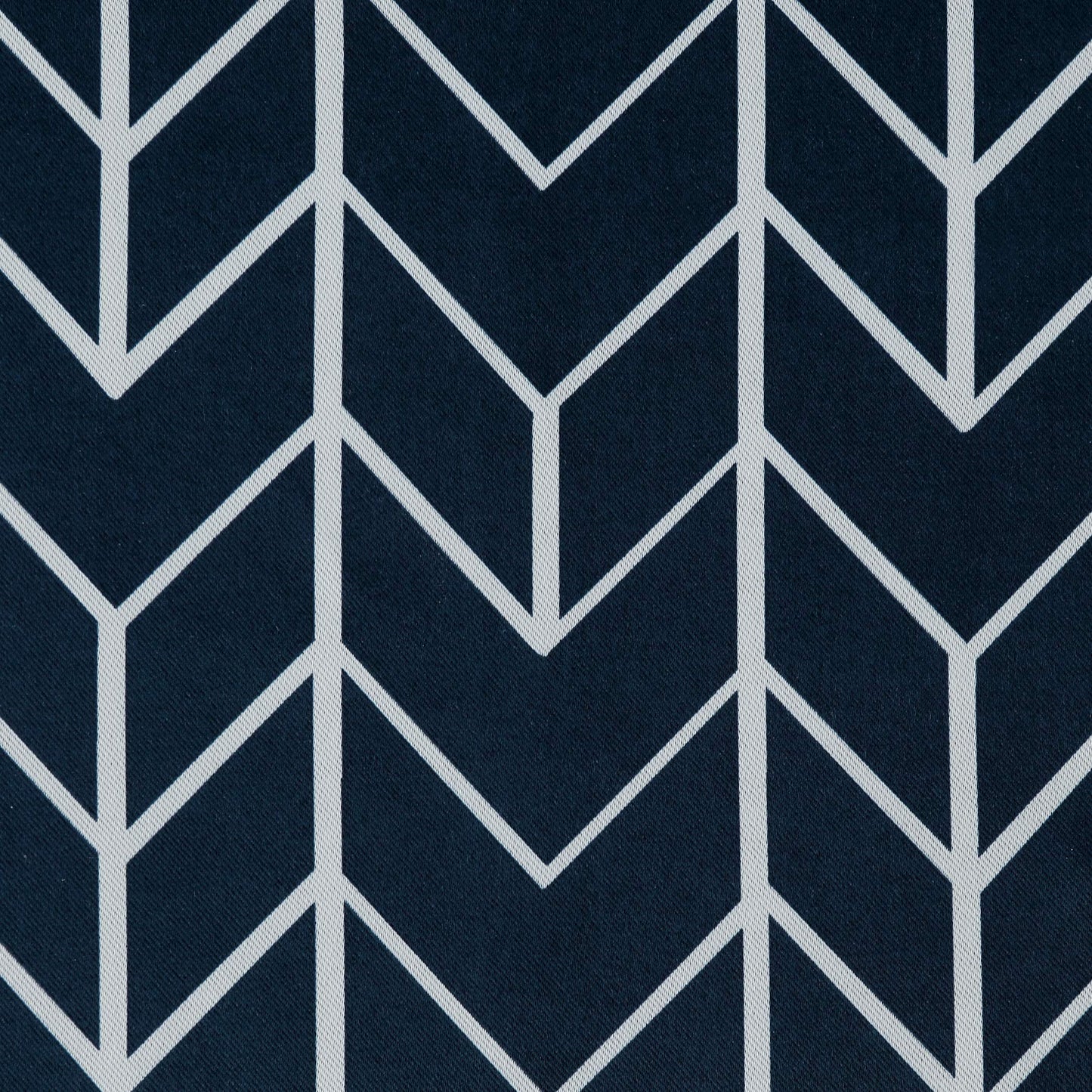 Sun Zero Kenwood Chevron Blackout Grommet Curtain Panel, 40" x 95", Navy Blue