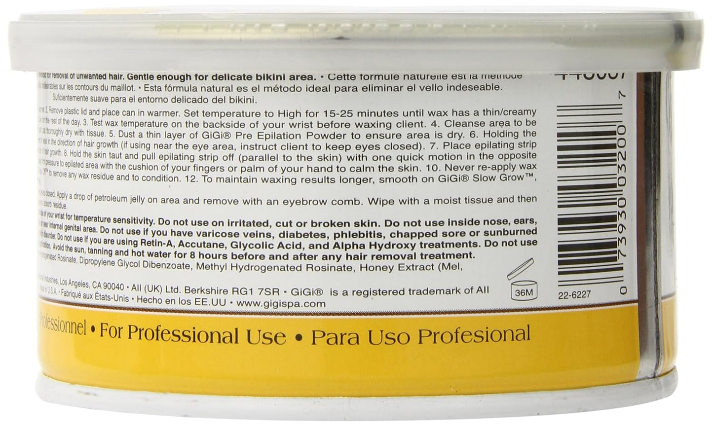 Gigi All Purpose Honee Wax - 8 Oz Hair Removal Wax | Smooth Skin, Easy Application