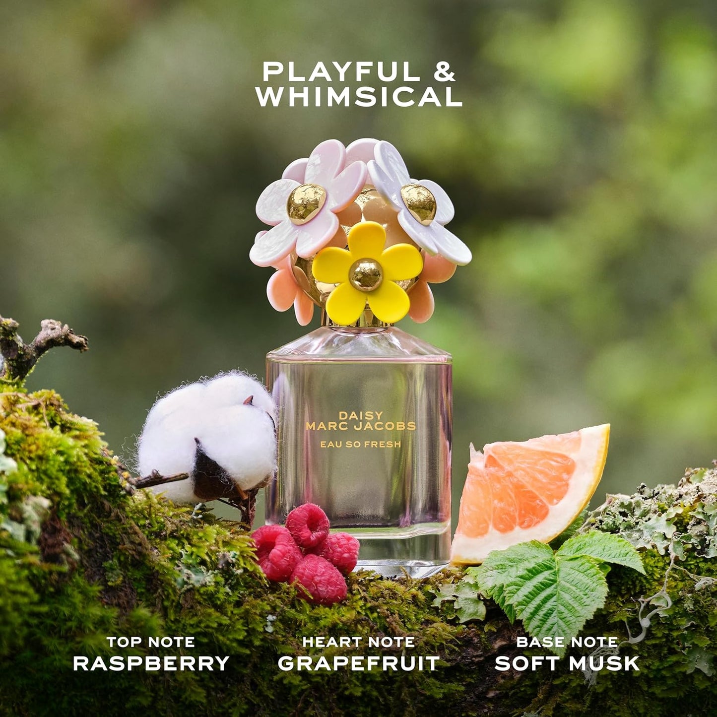 Marc Jacobs Daisy Eau So Fresh Perfume - Fresh Floral Women's Fragrance with Raspberry, Wild Rose & Grapefruit | 3.4 oz