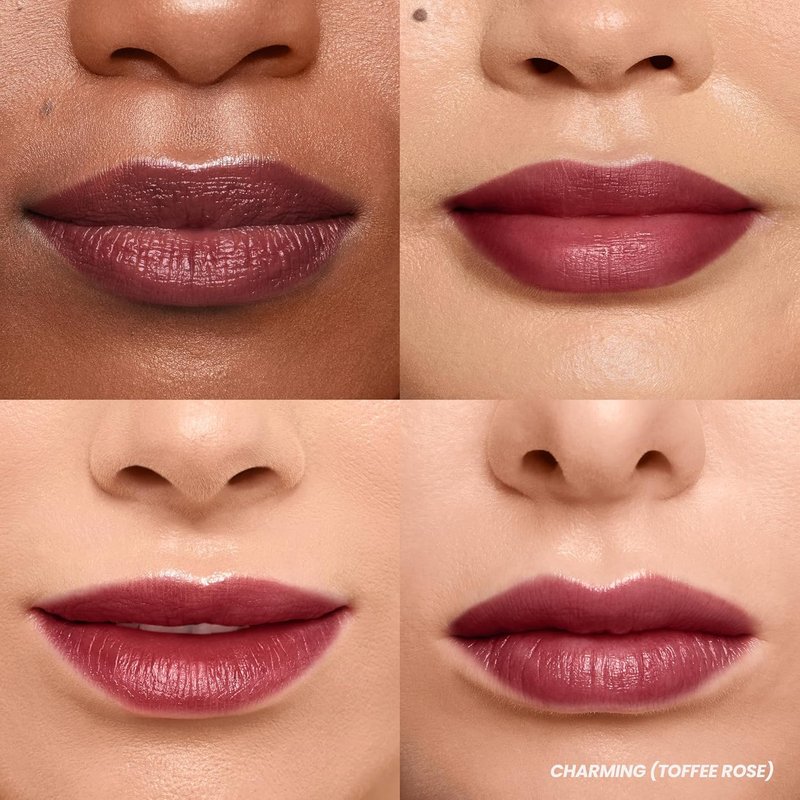 Wonderblading Lip Stain Peel Off Masque - Charming with 360 Contour Lipliner | Saddle Color