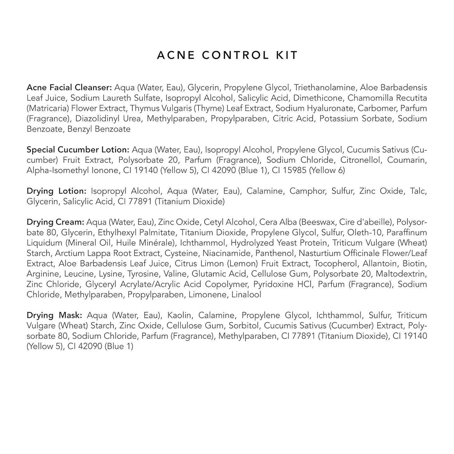 Mario Badescu Acne Control Skin Care Kit - Facial Set for Oily & Combination Skin | Clear Complexion Solution