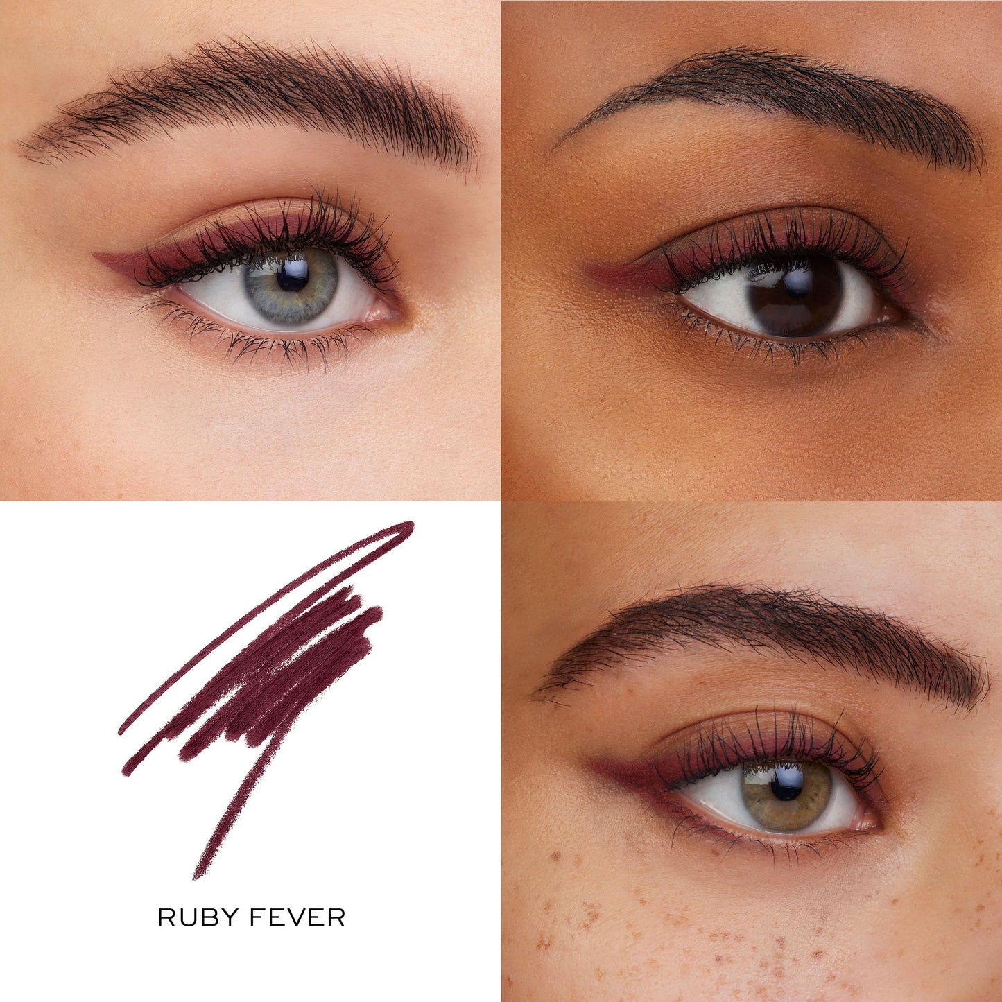Lancôme Le Stylo Waterproof Eyeliner Pencil - Creamy & Highly Pigmented - Seamless Blending & Smudging - 10 Ruby Fever