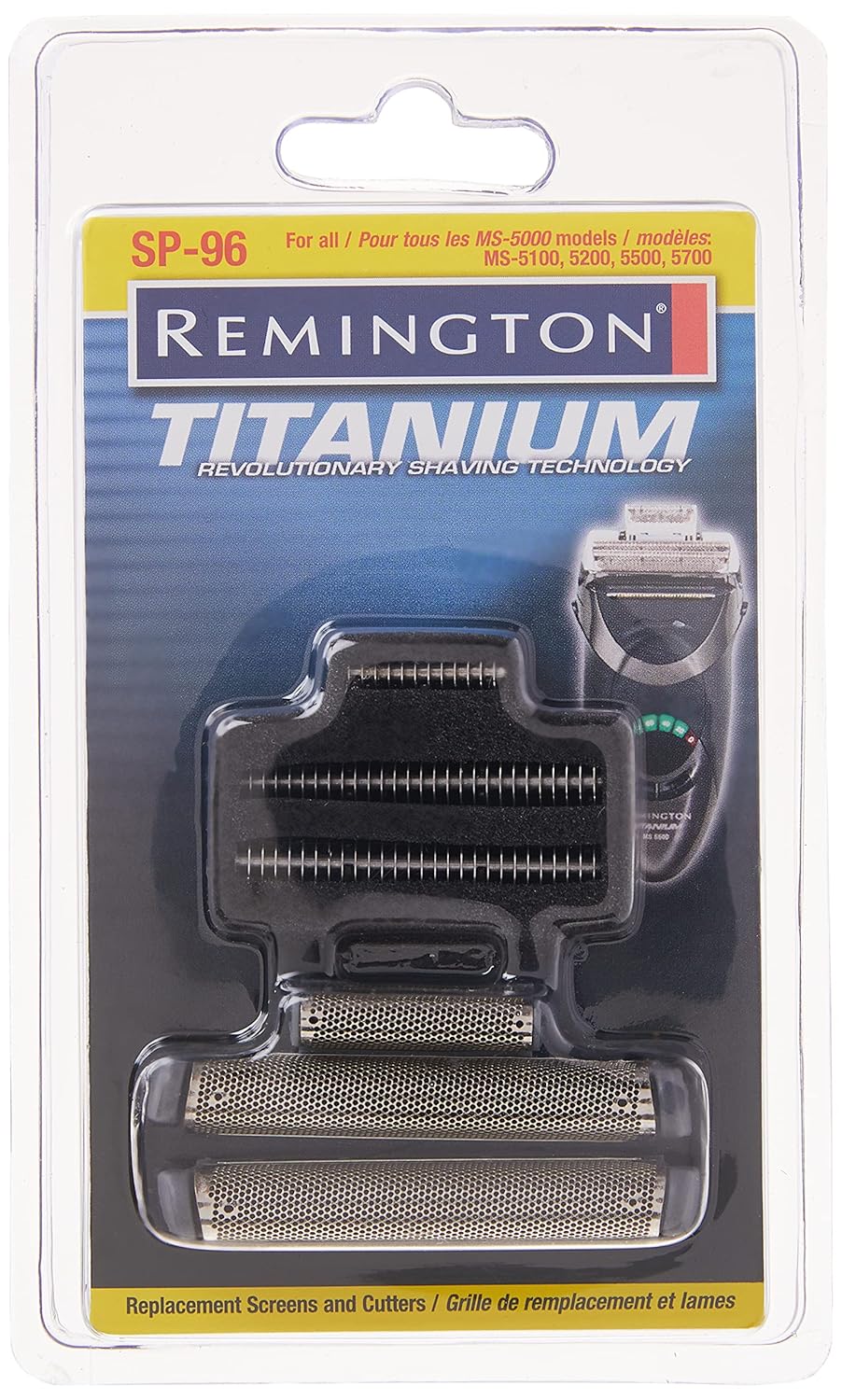 Remington Replacement Foil Cutters & Heads - Precision Shaving Accessories | Black