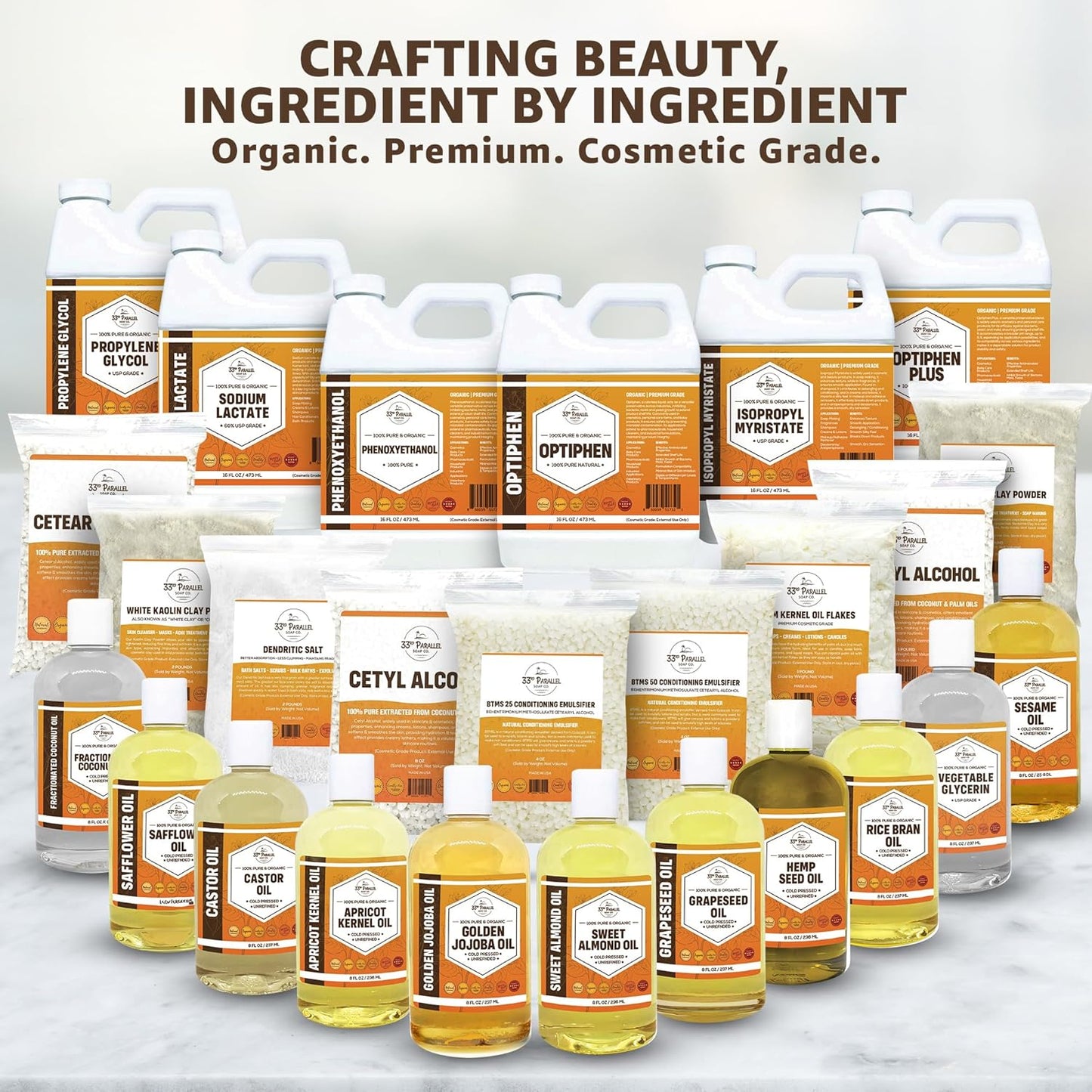 BTMS 50 Conditioning Emulsifier - 100% Natural Plant-Derived | 2 lbs Bulk | USA-Made