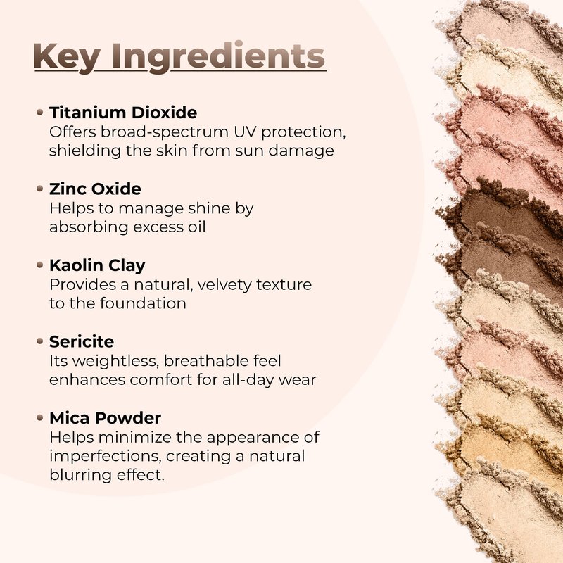 WARM FOUNDATION- Most Neutral Shade (30g Full Size Sifter Jar) – Matte Mineral Foundation – Buildable Coverage, Soft Finish Loose Powder Makeup – SPF 30