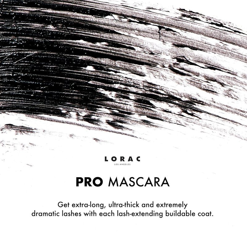 LORAC PRO Mascara - Volumizing & Lengthening Formula | Black 0.3 oz