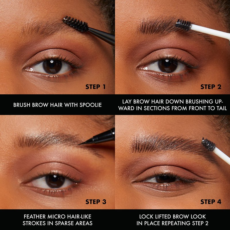 NYX Pro Makeup Thick It Stick It Thickening Brow Mascara Espresso & The Brow Glue Extreme Hold Clear Brow Gel