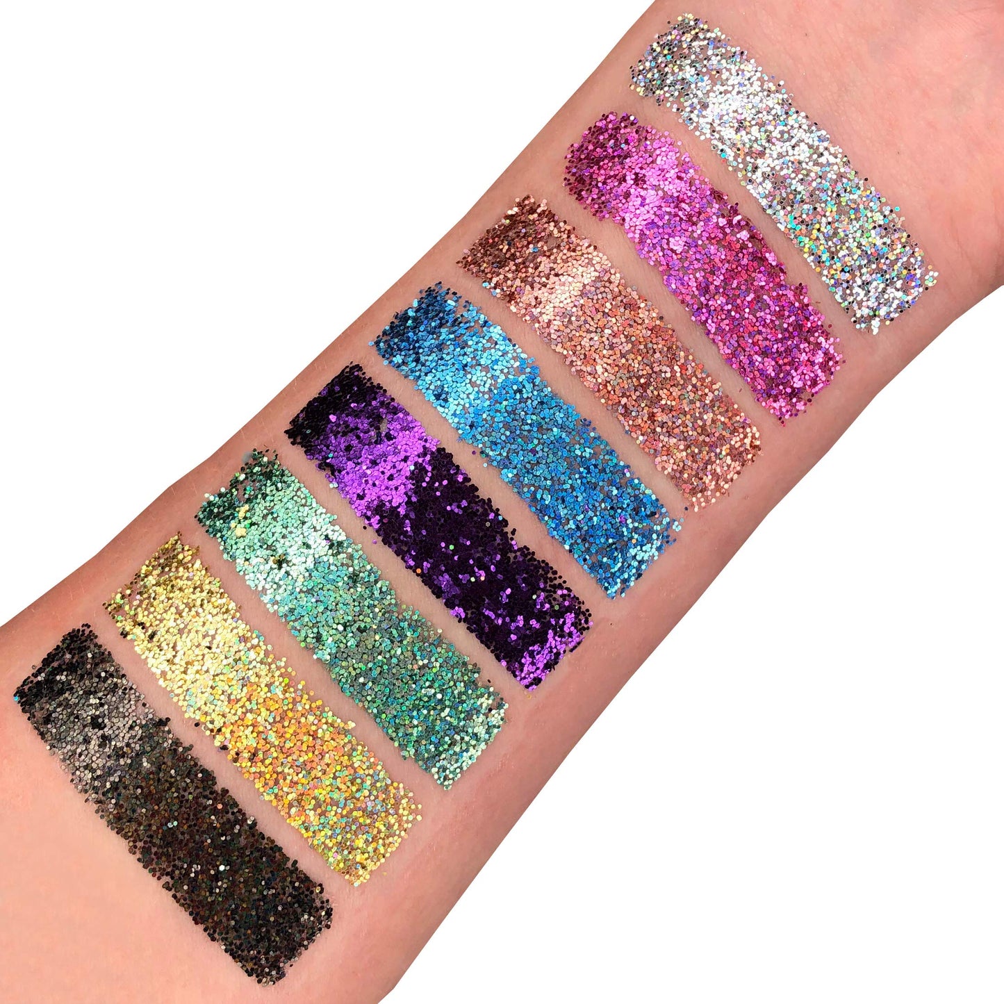 Moon Glitter Holographic Glitter Shakers 100% Cosmetic Glitter for Face, Body, Nails, Hair and Lips - 0.17oz - Gold