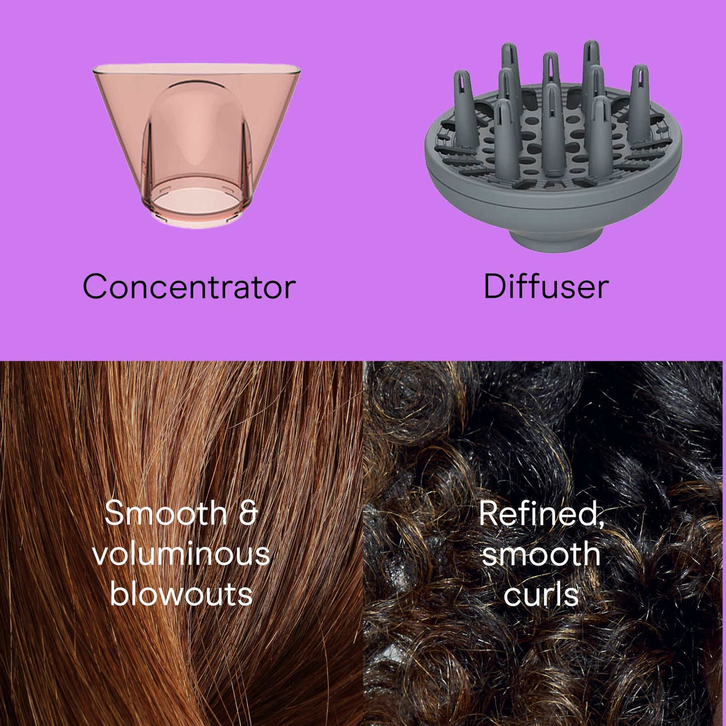 Conair INFINITIPRO BY Frizz Free Compact Hair Dryer ~ 2x the Shine 3x the Frizz Control, dusty rose, 1 Count