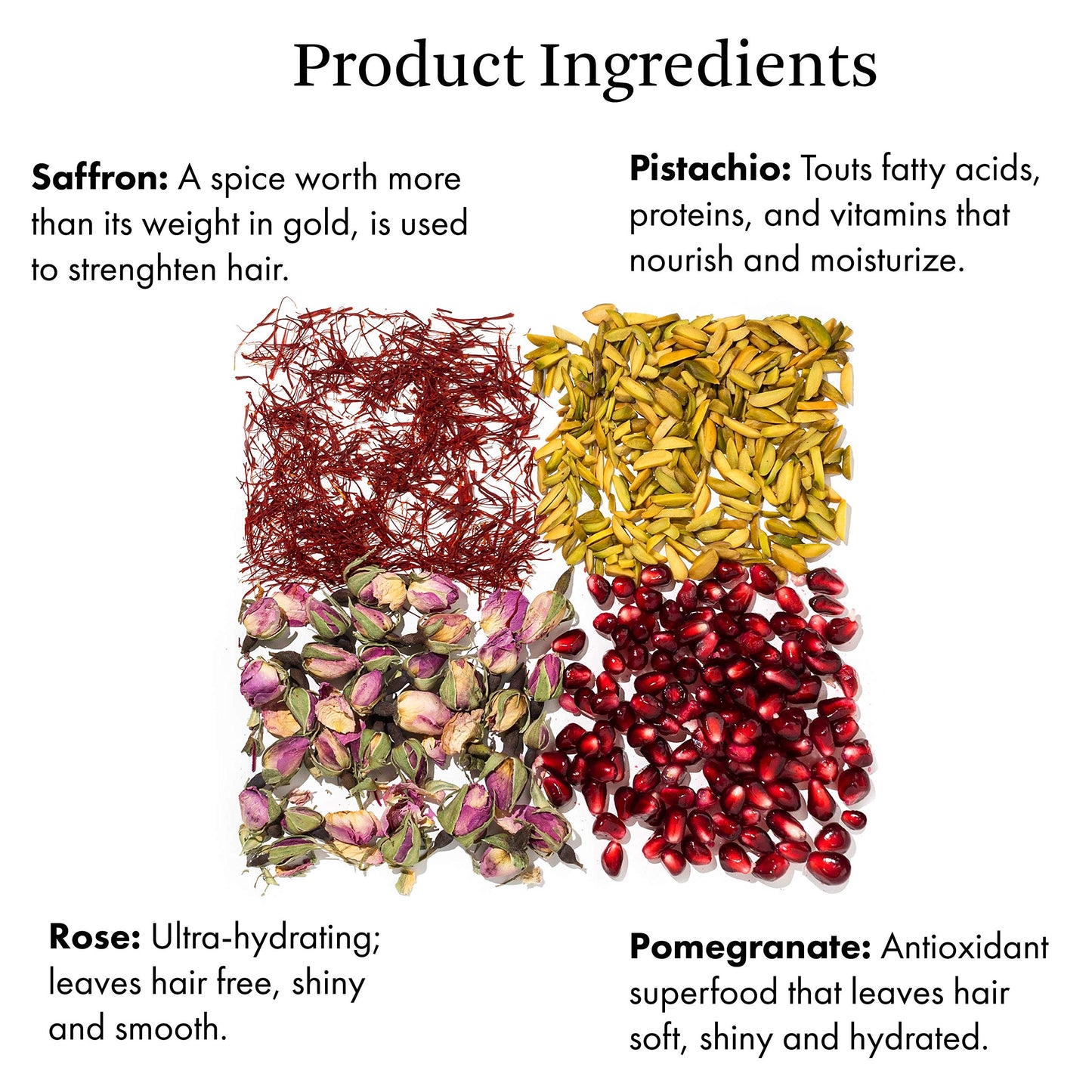 Joon Saffron Rose Shampoo + Pomegranate & Pistachio Oil, 10 Fl. Oz.