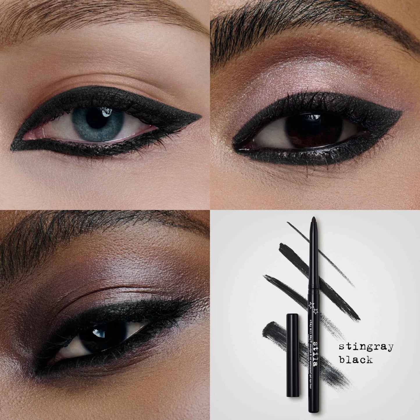 stila Stay All Day® Smudge & Set Waterproof Gel Liner | Long-Wear Gel Eyeliner Pencil for Tightlining, Waterline & Smoky Eye Looks | 12-Hour Wear, No Budge & Fade-Proof