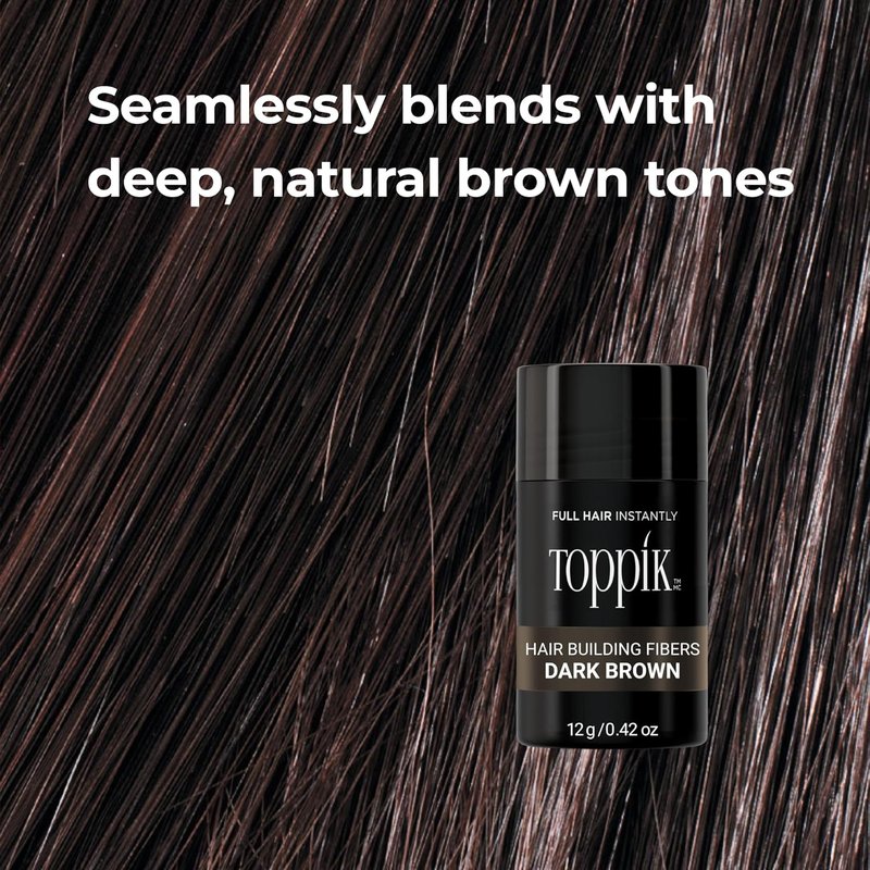 Toppik Hair Building Fibers - Instantly Thicker & Fuller Hair | 9 Shades, 4 Sizes Available