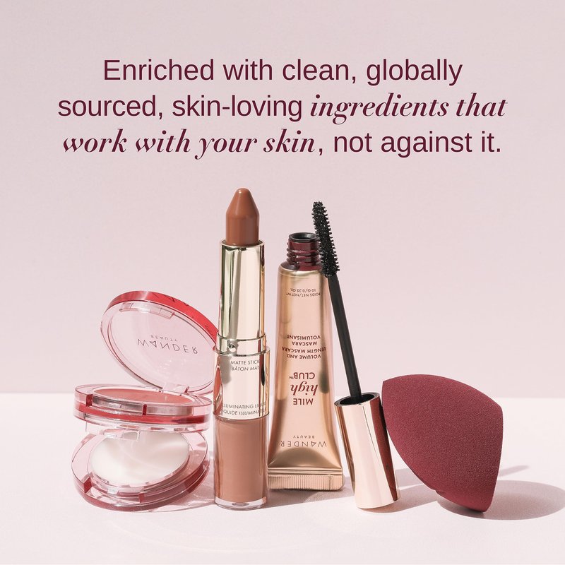 Wander Beauty Women's Wanderlust Powder Foundation, Fair Light - Warm Peach Undertones, 0.31 Ounce (Pack of 1)