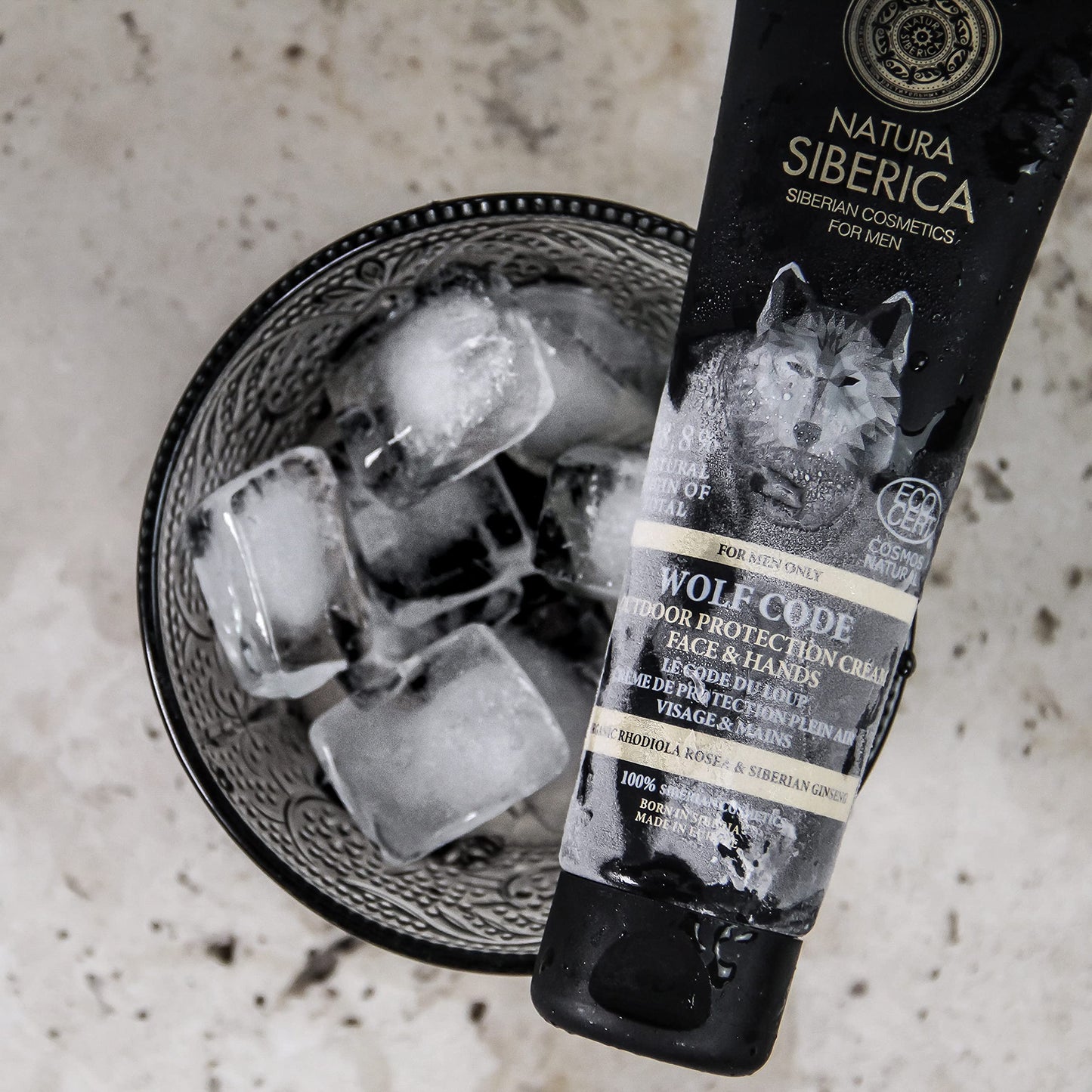 Natura Siberica NS MEN. Outdoor protection cream Face & Hands Wolf Code, 80 ml