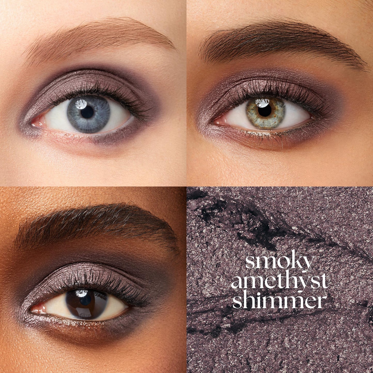 Julep Eyeshadow 101 Cream-to-Powder Waterproof Shadow Stick – Smoky Amethyst Shimmer, Buildable Lengthening Lash Mascara Black,