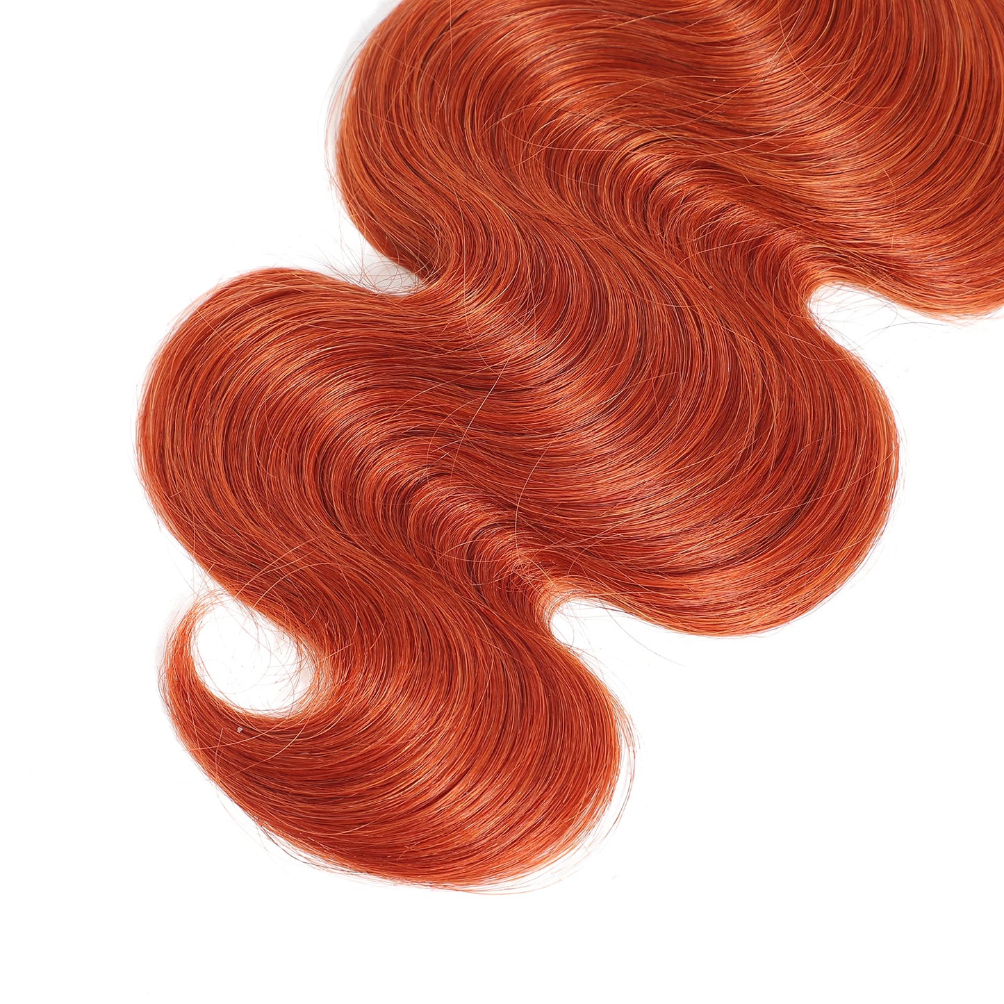 REMY Hair Brazilian 100% Human Hair Bundles Burnt Orange Hair Extension Straight Hair Bundles for Black Women (14 Inch, color #350)