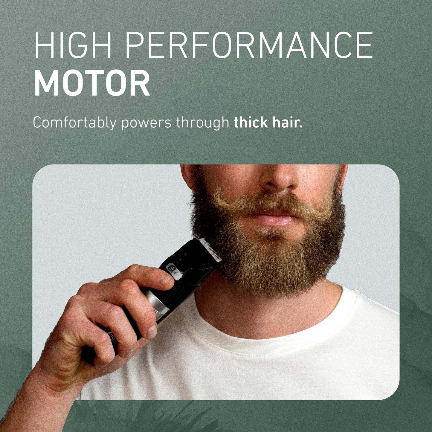 Panasonic Long Beard Trimmer for Men, 58 Length Settings and 4 Attachments to Cut and Detail, Corded or Cordless Beard Trimmer for Men – ER-GB96-K (Black)