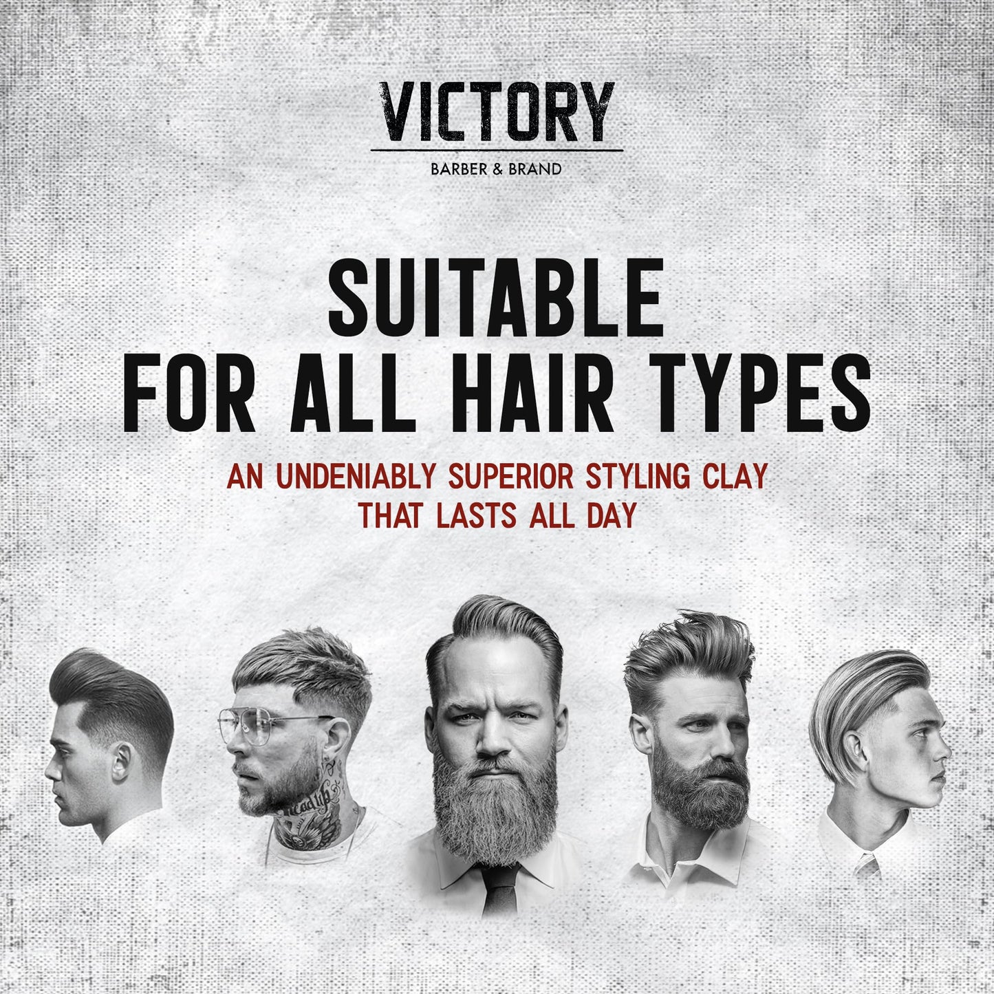 Victory Barber & Brand Grit Texture Powder For Men Barbershop Hair Powder Made in the USA | Composite Clay Styling Powder | styling powder for men 0.35 oz