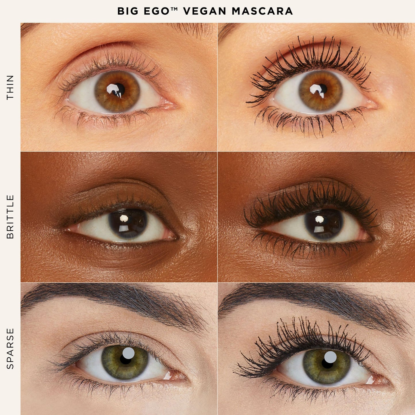 tarte big ego mascara – Ultra-Black, Long-Wear Vegan Mascara for Full Sizeer, Longer, Volumized Lashes, Cruelty-Free, full size, black