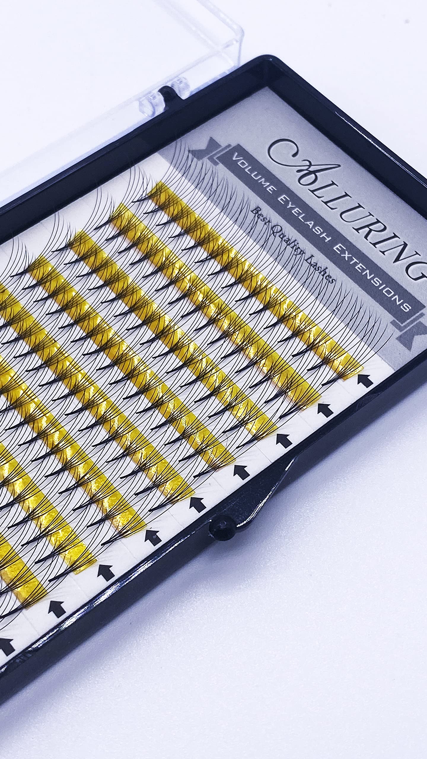 Eyelash Extension Alluring Volume Lashes 5D Lash Fans D Curl 15mm