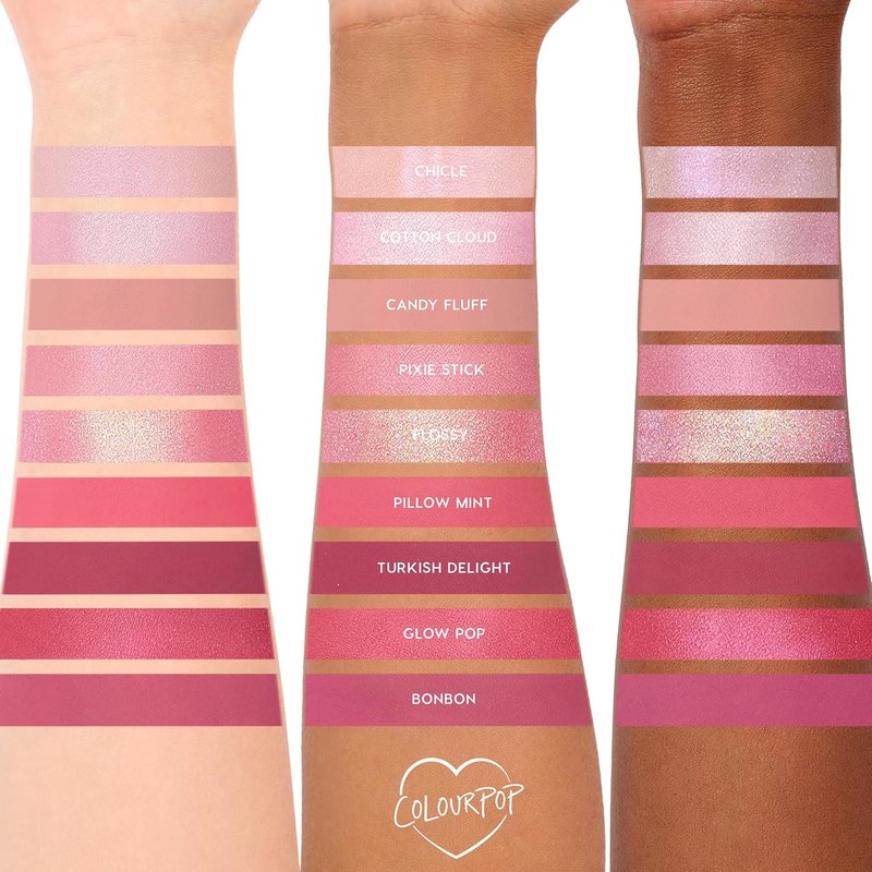ColourPop Eyeshadow Palette - High-Pigment Eye Makeup with Matte & Glitter Finishes | Cloud Spun (0.3 oz)