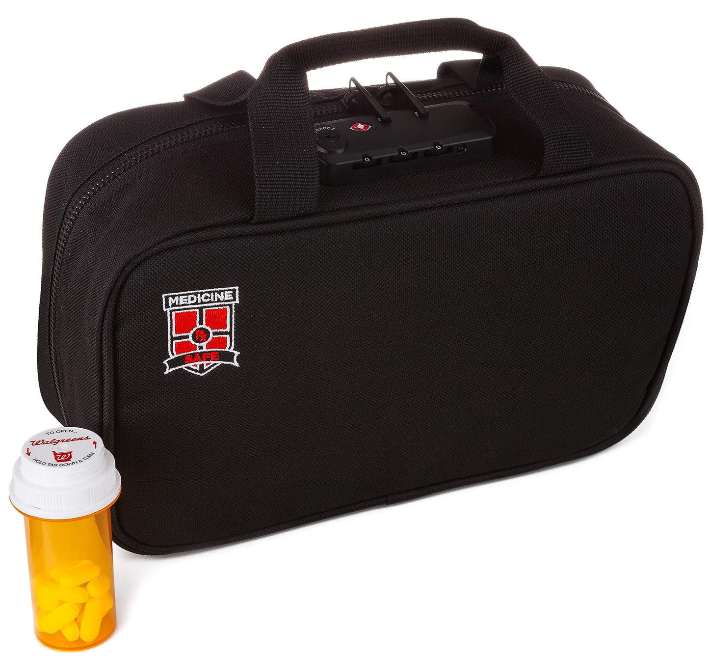MEDICINE RX SAFE Medication Travel Bag Logo