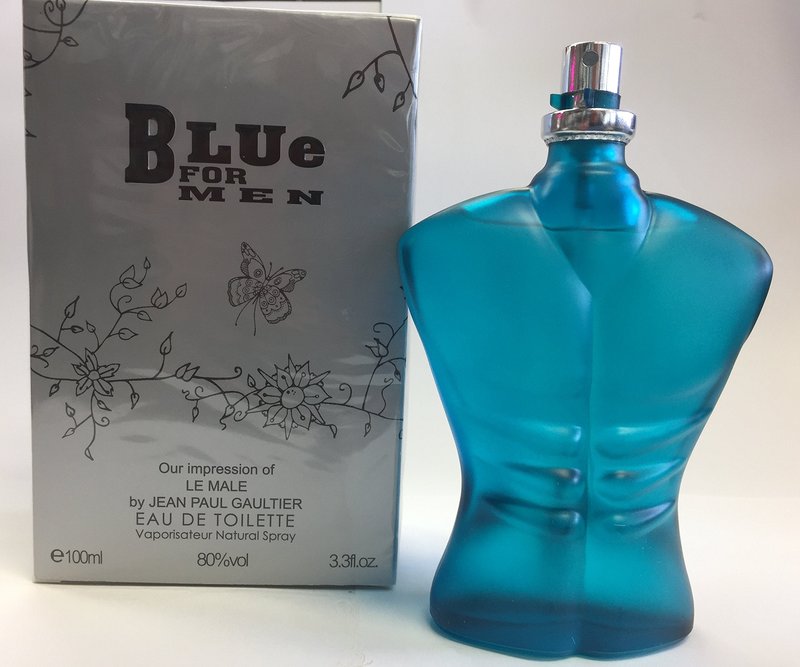 Royal Fragrance Blue for Men, Our impression of Le Male by Jean Paul Gaultier 100ml 3.3 Oz