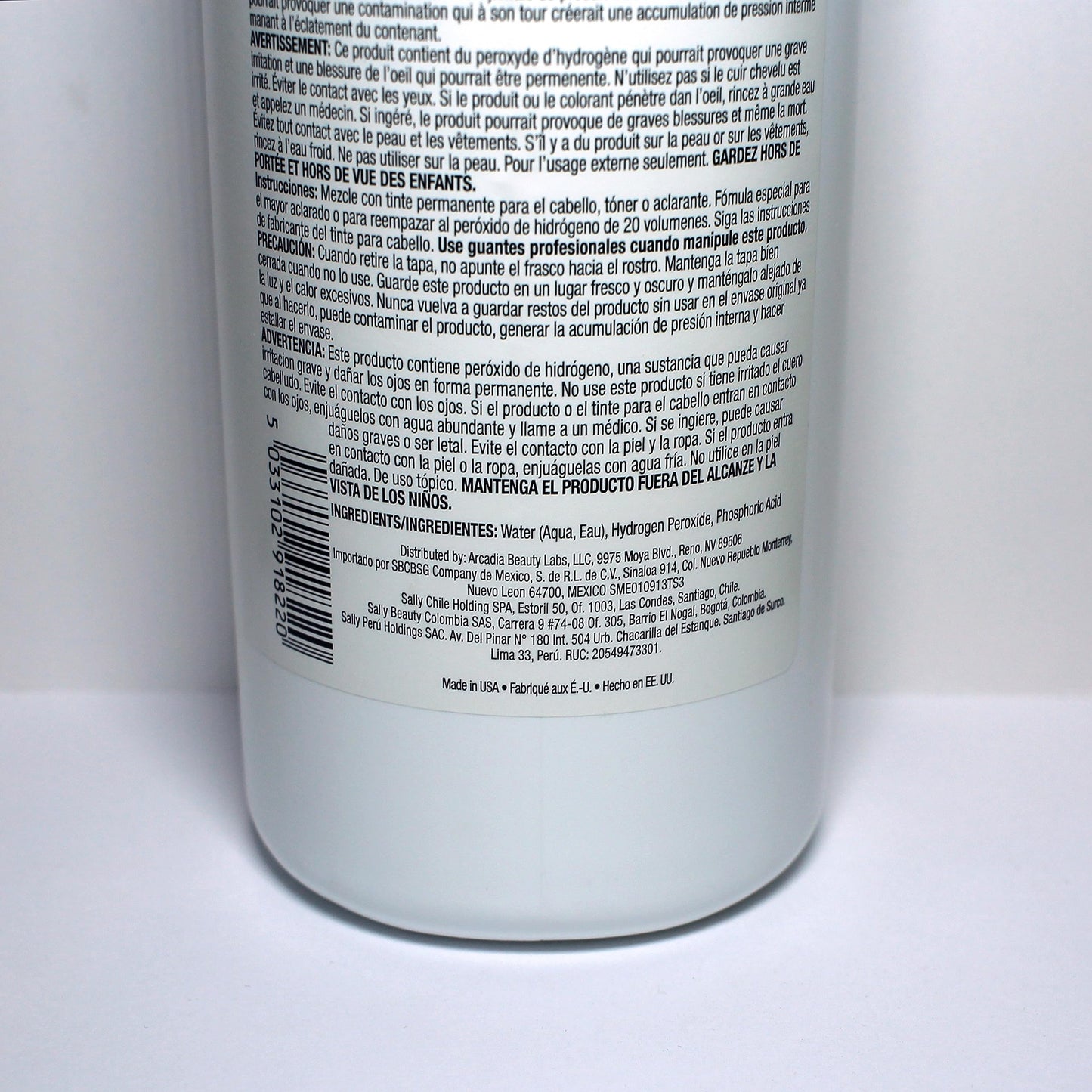 Salon Care 20 Volume Clear Developer, Superior Gray Coverage, Stabilized Formula for Consistent, Predictable Results, 32 Ounce