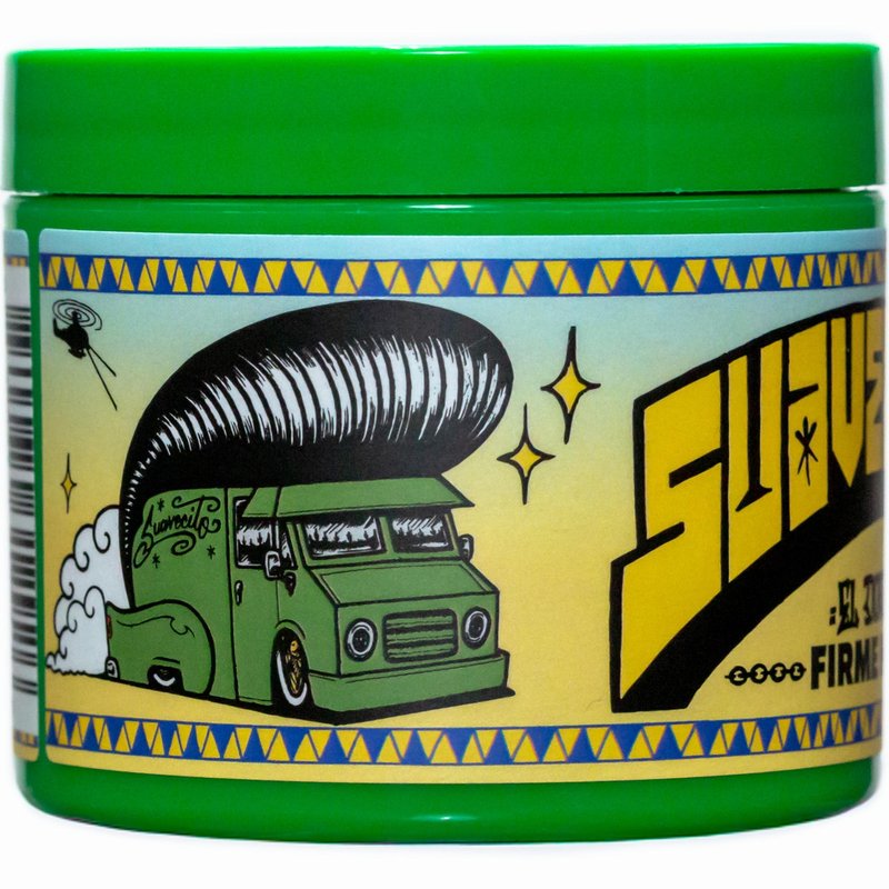 Suavecito Pomade Firme (Strong) Hold 4 oz, 1 Pack - Pomade For Men - Medium Shine Water Based Wax Like Flake Free Hair Gel - Easy To Wash Out - All Day Hold For All Hair Styles - El Dorado