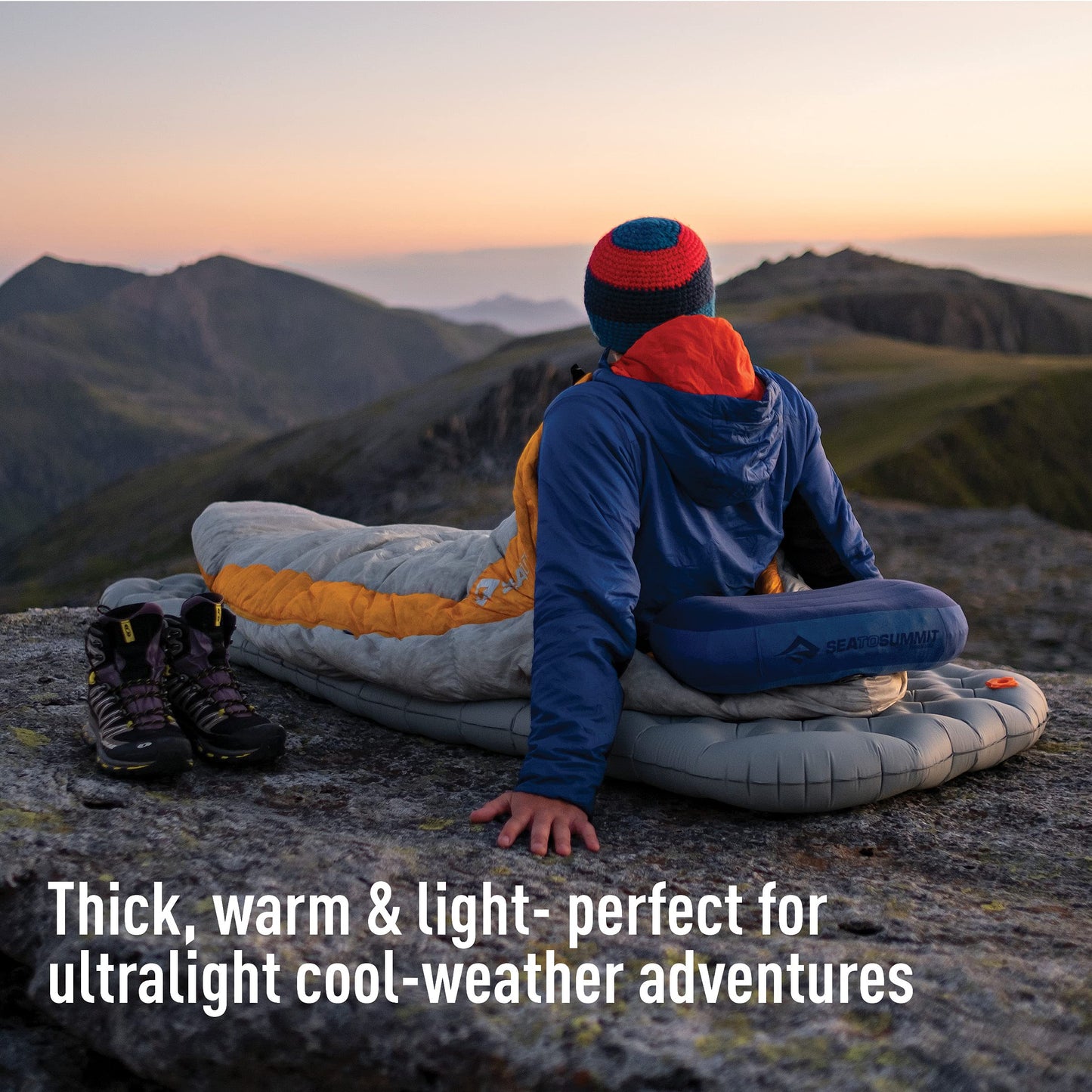 Sea to Summit Ether Light XT Extra-Thick Insulated Sleeping Pad, Tapered - Regular (72 x 21.5 x 4 inches)